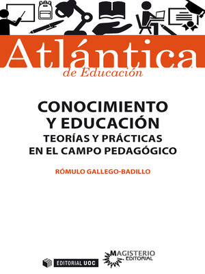 cover image of Conocimiento y educación